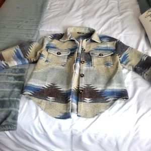 Aztec/Western Print Shacket